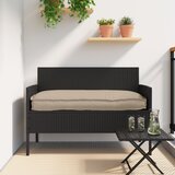 vidaXL Vanjski jastučić Smeđesiv Poliester 100 x 40 x 8 cm Izdržljiv Cijene