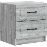  Noćni ormar Siva sonoma 43 x 34,5 x 44,5 cm Konstruirano drvo | shoptok.hr