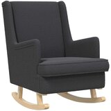  Fotelja s footstoolom 2 kom. Tamnosiva Bouclé 60 x 79 x 87,5 cm | Shoptok.si
