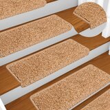  Prostirke za stepenice 10 kom 65x21x4 cm bež pravokutni rub | shoptok.hr