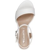 Tamaris Sandali s paščki bela | Shoptok.si