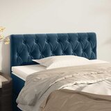  Uzglavlje tamnoplavo 90x7x78/88 cm baršunasto | shoptok.hr