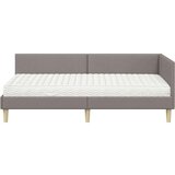  Kotni okvir postelje z matrico Drugo 2 pcs Taupe blago, (5000123187) | Shoptok.si