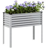  Vrtna žardinjera 100x45x90 cm Pocinčani čelik | shoptok.hr