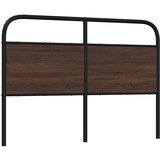  Uzglavlje smeđa boja hrasta 120 cm čelik i konstruirano drvo | shoptok.hr