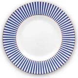 Royal Stripes - krožnik Blue - 17 cm
