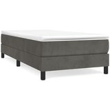 The Living Store Box spring postelja z vzmetnico temno siva 100x200 cm žamet - Box Spring Postelja, (21490396) | Shoptok.si