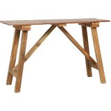 vidaXL Konzolni stol od masivnog obnovljenog drva 130 x 40 x 80 cm | shoptok.hr