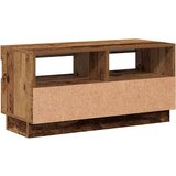 TV ormarić LED boja staro drvo 80x35x40 cm konstruirano drvo | shoptok.hr