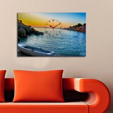 Opviq zidni sat 45x70cm Šareni Cene