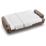 Micadoni Smeđe-siva sklopiva/s prostorom za odlaganje sofa 233 cm Naomi – | shoptok.hr