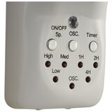 Lucci Air 213128EU - Zidni ventilator BREEZE 55W/230V beo + daljinski upravljač | Eponuda.com