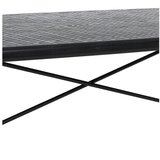 Ixia Črna kovinska mizica 60x109,5 cm Oslo – | Shoptok.si