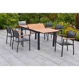 Gardenson VRTNA GARNITURA ASTROS aluminij barve grafita, naravne barve | Shoptok.si