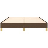 vidaXL Okvir za krevet tamnosmeđi 140 x 190 cm od tkanine | shoptok.hr