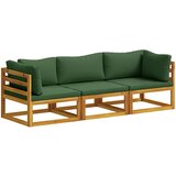 Set sofe 3 kom. Prirodna Čvrsto drvo akacije | shoptok.hr