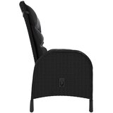  5-dijelni vrtni bistro set od poliratana crni | Shoptok.si