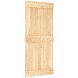 Klizna vrata 90 x 210 cm Čvrsta borovina (neobrađena) | shoptok.hr