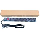 Exeshop Razvodni PDU panel za rack 19 in, sa 9 utičnih mesta, kabl 2m (aluminijum) | ePonuda.com