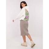Sublevel Skirt-D93020M50243A2-dark beige | Shoptok.si
