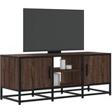 vidaXL TV ormarić boja hrasta 100x35x41 cm konstruirano drvo i metal Cijene