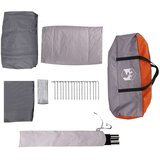  Obiteljski šator Siva i narančasta 550 x 555 x 208 cm - Siva i narančasta | shoptok.hr