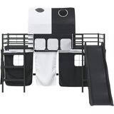  Okvir Krevet za Dječji Loft Crna 80 x 200 cm Metal | shoptok.hr