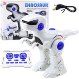  Inteligentni dinosaur na daljinsko upravljanje Tyrannosaurus Rex - bijelo/plavi | Shoptok.si