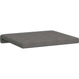  Jastučić za klupu 2 kom. Mikrovlakna Tamnosiva Dubina 35 cm | shoptok.hr
