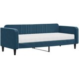  Dnevni krevet s madracem plavi 90 x 200 cm baršunasti | shoptok.hr