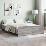  Kreveta s uzglavljem i podnožjem boja hrasta 140x190 cm | shoptok.hr