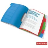 Esselte 624029 razdjeljivač za knjige Plavo, Višebojno Polivinil klorid (PVC) A4 | shoptok.hr