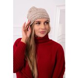 Kesi marka niezdefiniowana Cap with fleece Edyta K298 beige | shoptok.hr