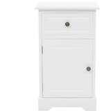 Maison Chic Nočna omarica - Nočna miza MDF in borovina 35x32x59 cm, (21687073) Cene