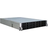 IPC 2U-2412 Rack Black, Silver
