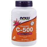 Now Foods Vitamin C 500 mg tablete za žvakanje 100 tab naranča Cijene
