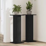  Stalak za biljke 2 pcs Crni hrast 30 x 30 x 80 cm | shoptok.hr