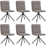  Jedilni stoli 6 kosov taupe blago, (21822477) | Shoptok.si