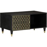 vidaXL Klubska mizica 80x50x40 cm trden mangov les | Shoptok.si