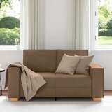  Dvosjed Smeđi 160x78x84 cm Tkanina | shoptok.hr