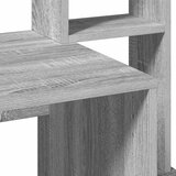  Radni stol s policama siva boja hrasta 100x45x140 cm drveni | Eponuda.com