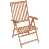 Maison Chic nastavljivi vrtni stoli - stol za vrt 4 kosi trdna tikovina JS119, (21877549) | Shoptok.si