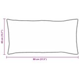  Jastuk s jastukom 2 pcs Bijelo 40 x 80 cm Pamuk | shoptok.hr