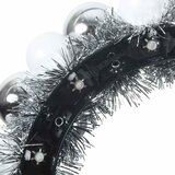  Vijenci s božićnim kuglicama 2 pcs Bijela i Srebrna | Eponuda.ba