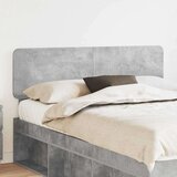 vidaXL Vzglavje z vzglavjem Betonsko siva 140 cm Konstruiran les | Shoptok.si