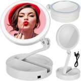 Malatec USB touch zložljivo kozmetično ogledalo z LED osvetlitvijo, (20395724) | Shoptok.si