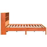  Krevet s regalom za knjige bez madraca 200x200 cm od borovine | shoptok.hr