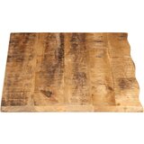 vidaXL Mizna plošča 110x60x2,5cm naraven rob trden robusten mangov les | Shoptok.si