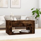 vidaXL Stolić za kavu boja hrasta 80x50x40 cm konstruirano drvo Cijene