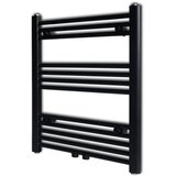  Crni kupaonski radijator za centralno grijanje ravni 600 x 764 mm | shoptok.hr